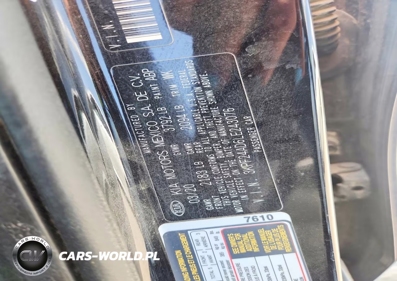 2020 Kia Forte Lxs VIN:3KPF24AD6LE243076 - 12