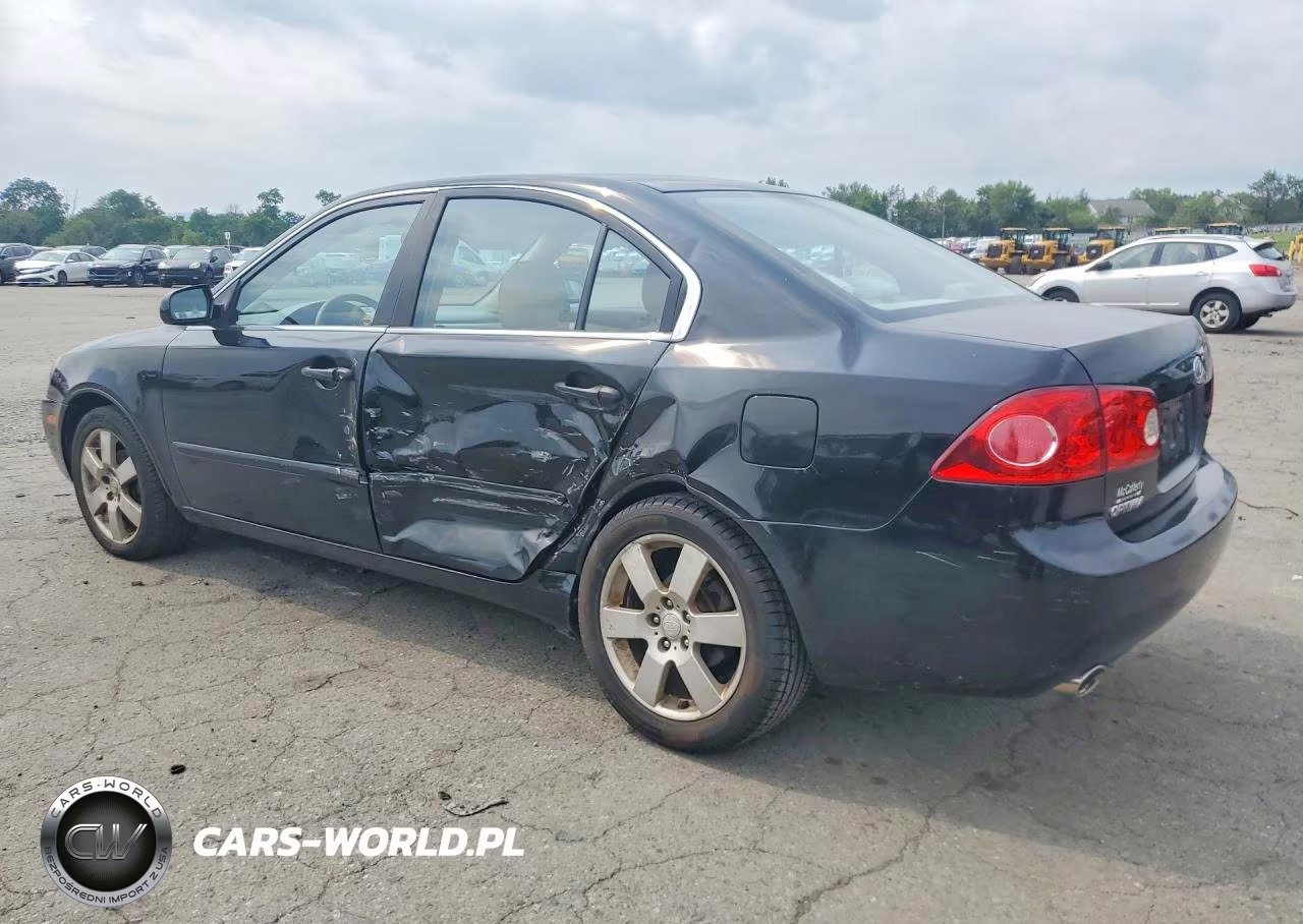 2007 Kia Optima Lx VIN:KNAGE124675126816 - 2