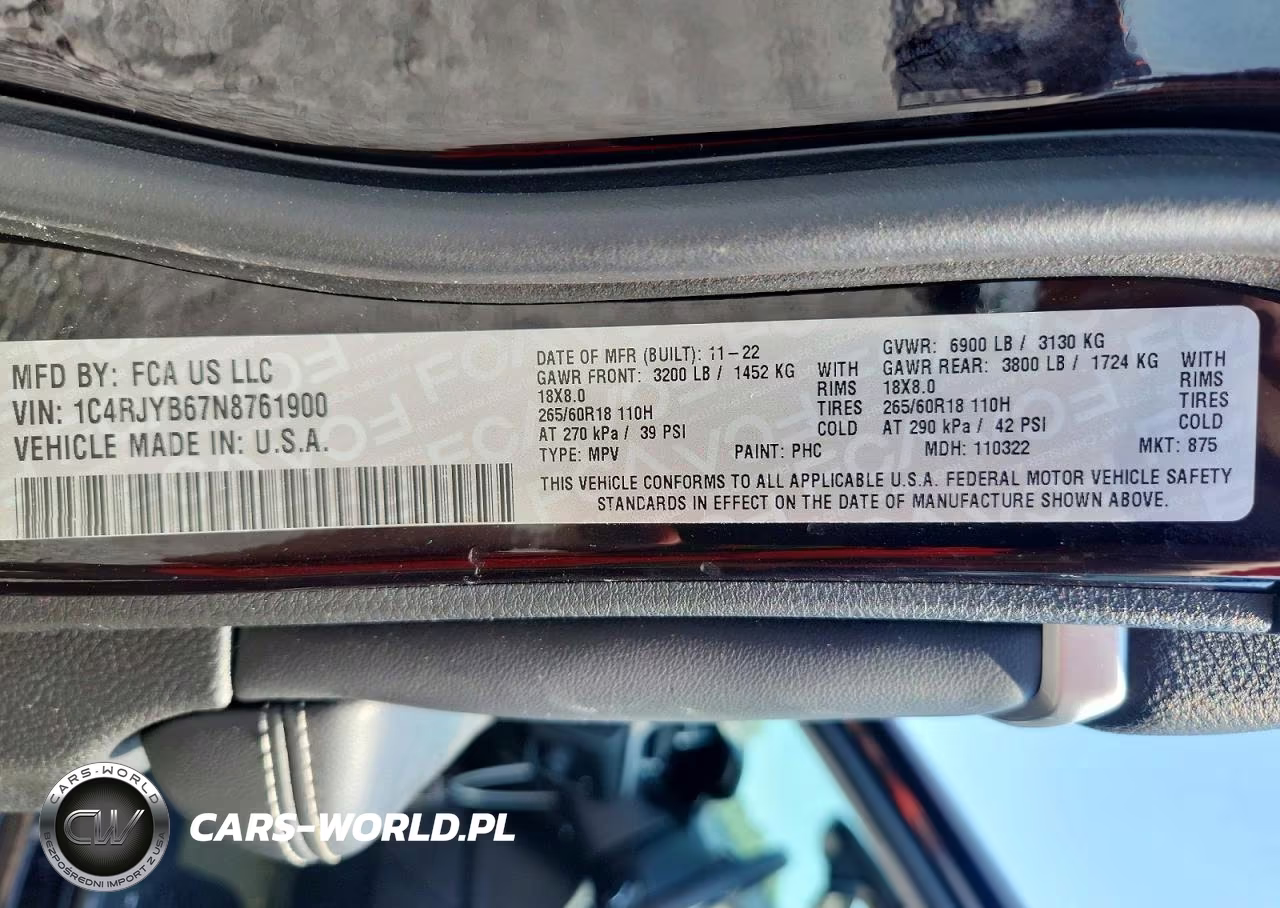 2022 Jeep Grand Cherokee Limited 4Xe VIN:1C4RJYB67N8761900 - 13