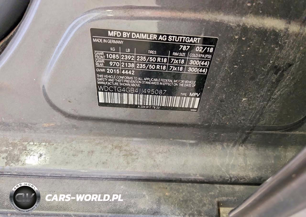 2018 Mercedes-Benz Gla 250 4Matic VIN:WDCTG4GB4JJ495087 - 13
