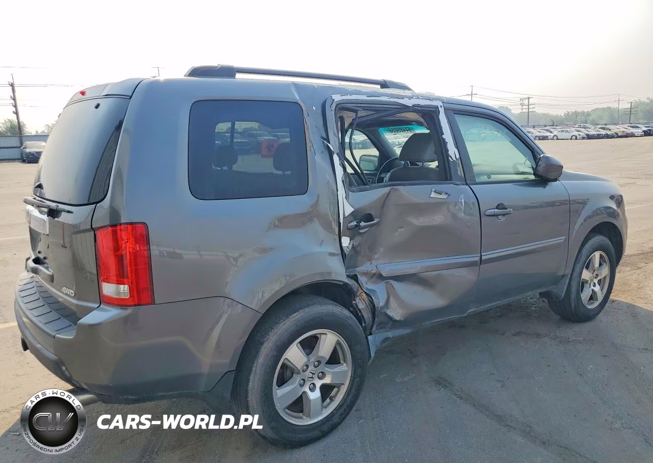2011 Honda Pilot Ex-L VIN:5FNYF4H58BB027282 - 3
