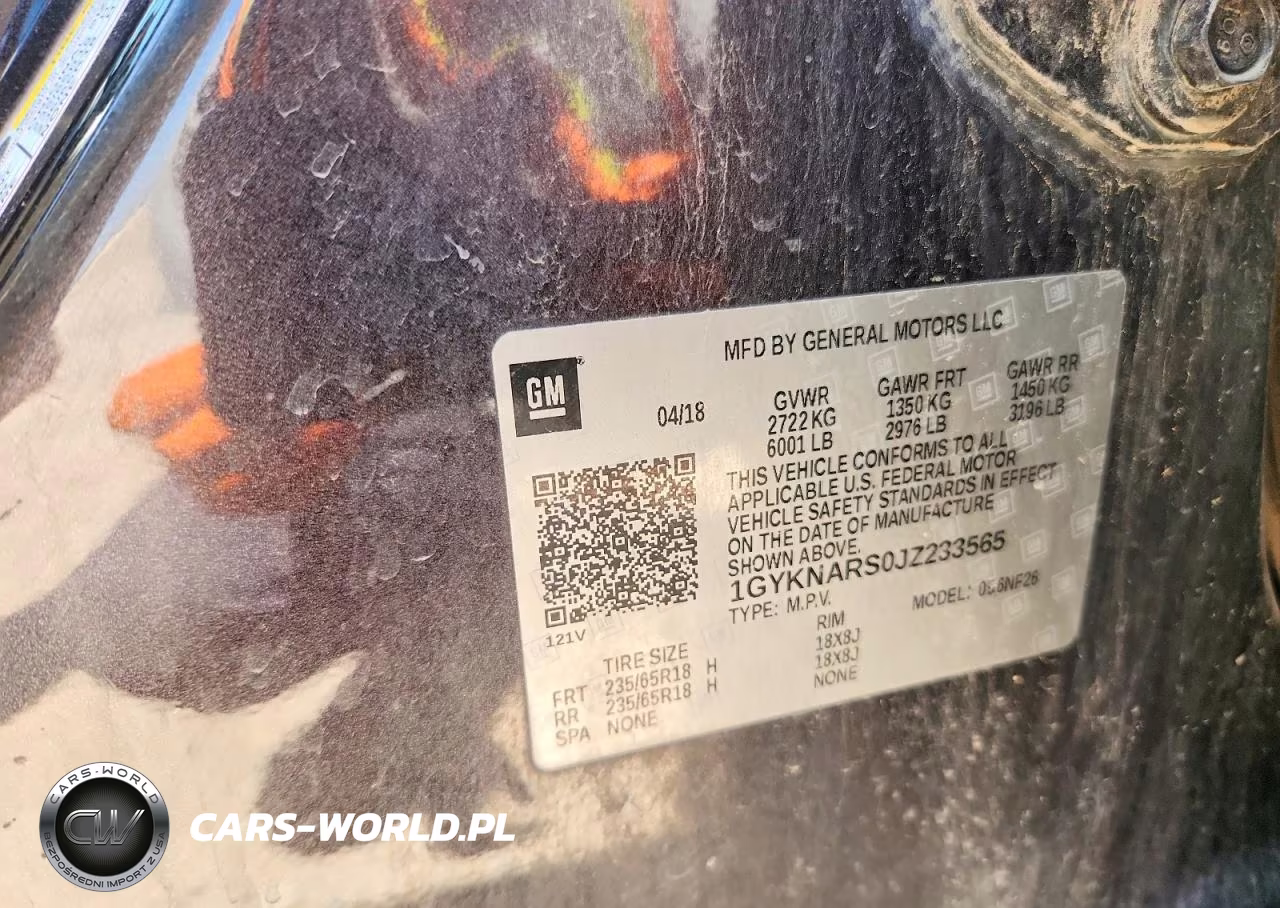 2018 Cadillac Xt5 VIN:1GYKNARS0JZ233565 - 13