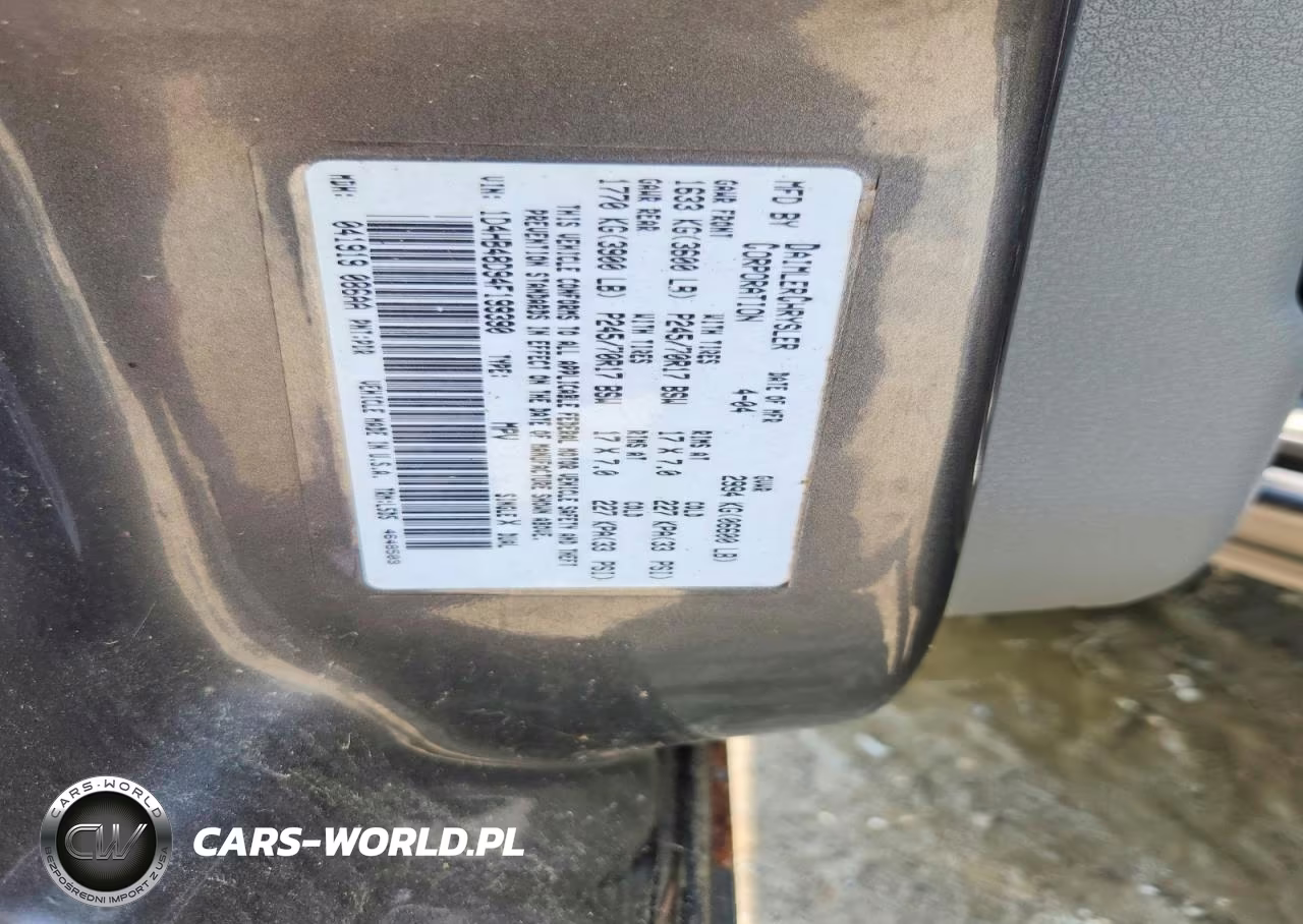 2004 Dodge Durango Slt VIN:1D4HB48D94F199390 - 14