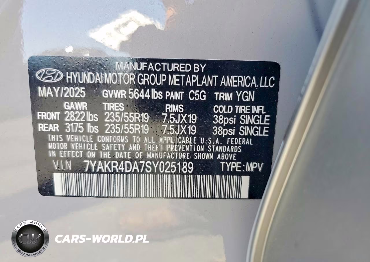 2025 Hyundai Ioniq 5 Limited VIN:7YAKR4DA7SY025189 - 14