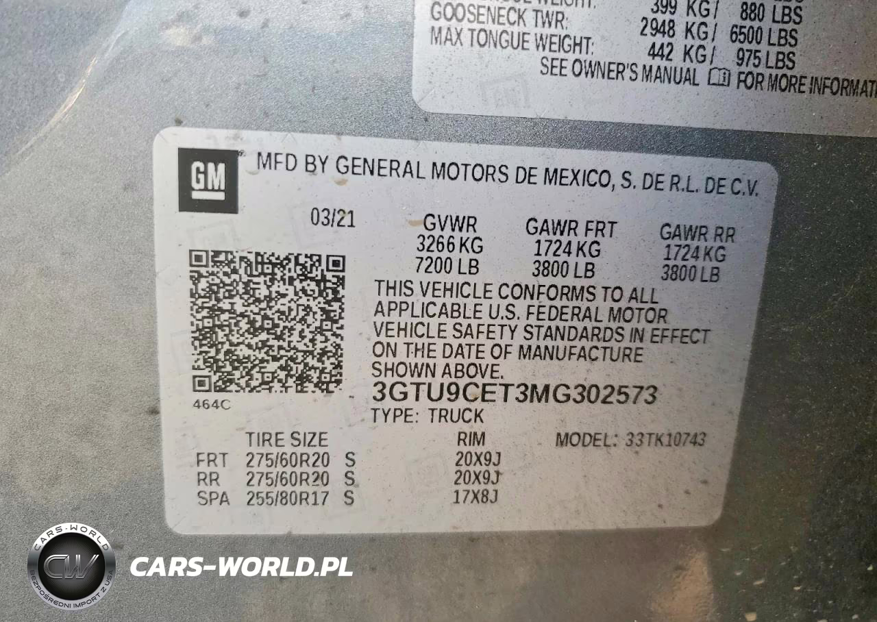 2021 GMC Sierra K1500 Elevation VIN:3GTU9CET3MG302573 - 13
