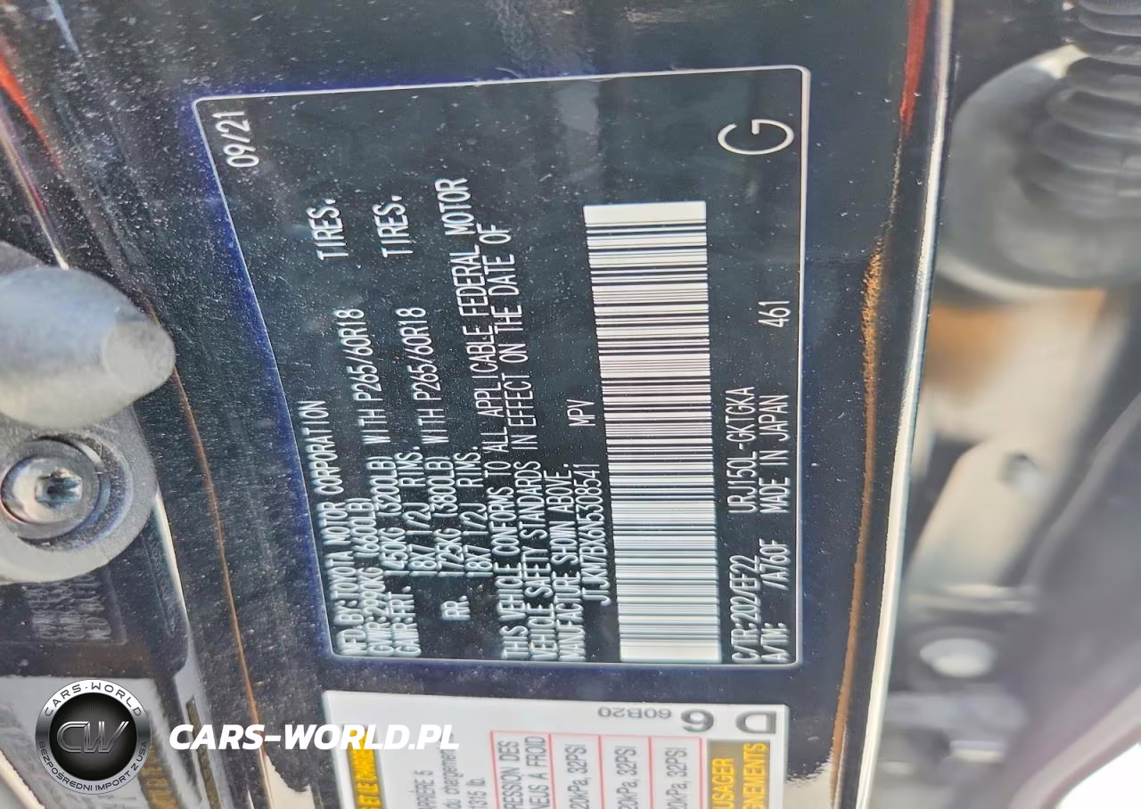 2022 Lexus Gx 460 VIN:JTJKM7BX6N5308541 - 13