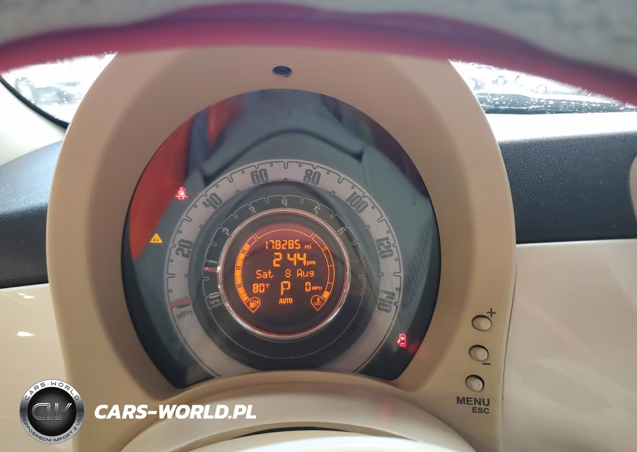 2012 Fiat 500 Lounge VIN:3C3CFFCR7CT209997 - 9