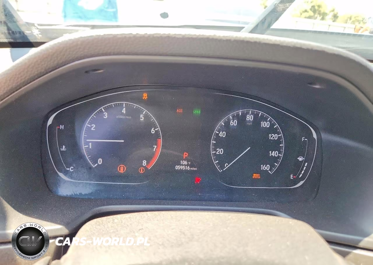 2019 Honda Accord Lx VIN:1HGCV1F18KA116548 - 9