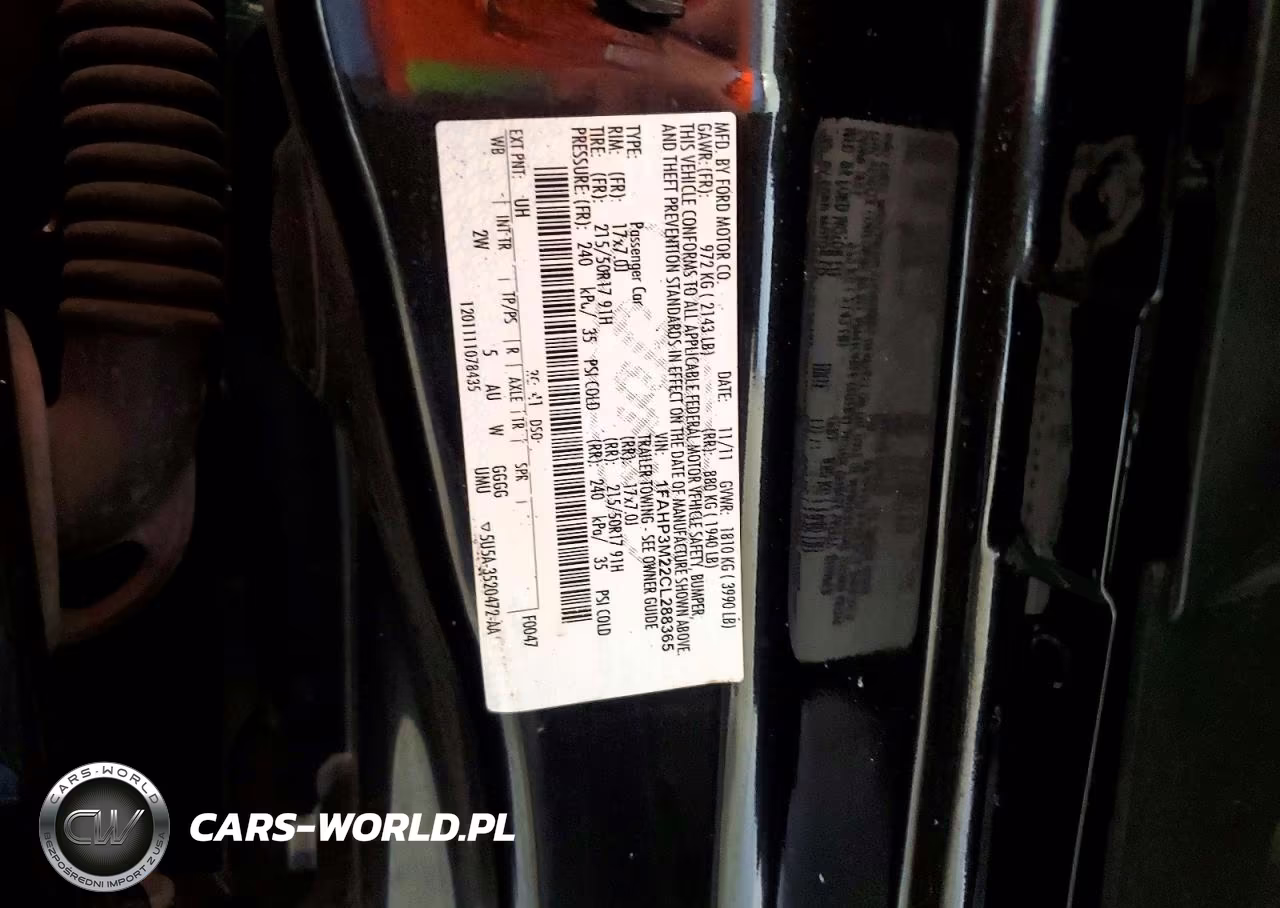 2012 Ford Focus Sel VIN:1FAHP3M22CL288365 - 12