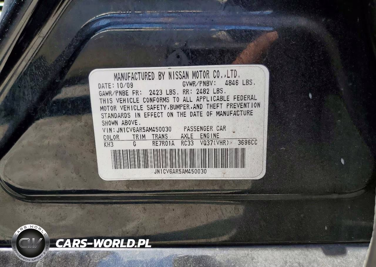 2010 Infiniti G37 Sedan X VIN:JN1CV6AR5AM450030 - 12
