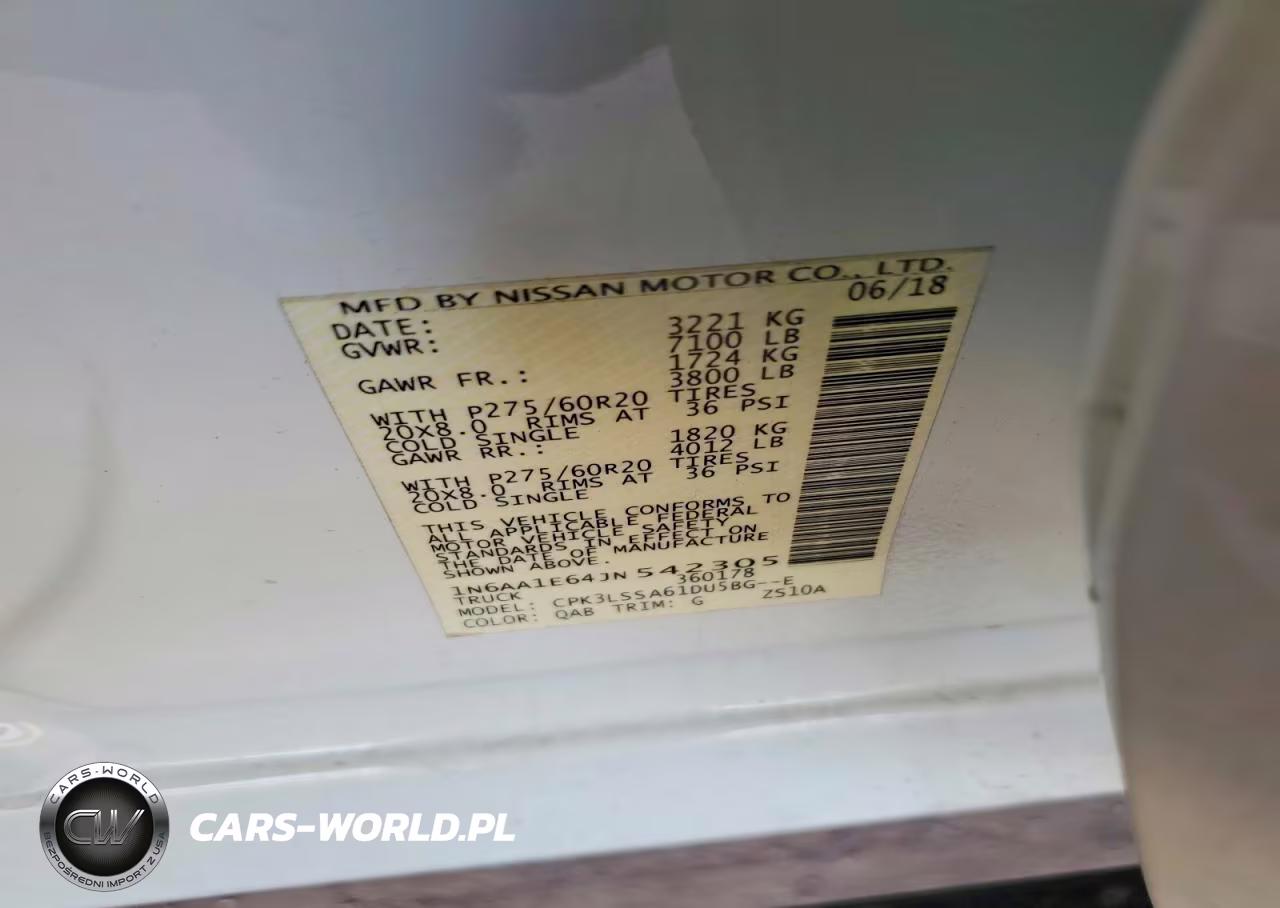 2018 Nissan Titan Sv VIN:1N6AA1E64JN542305 - 13