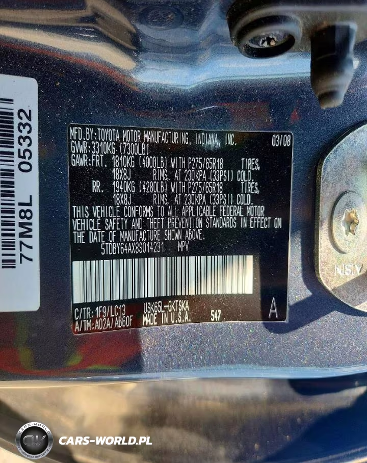 2008 Toyota Sequoia Sr5 VIN:5TDBY64AX8S014231 - 13