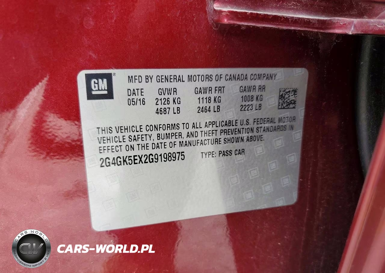 2016 Buick Regal VIN:2G4GK5EX2G9198975 - 12