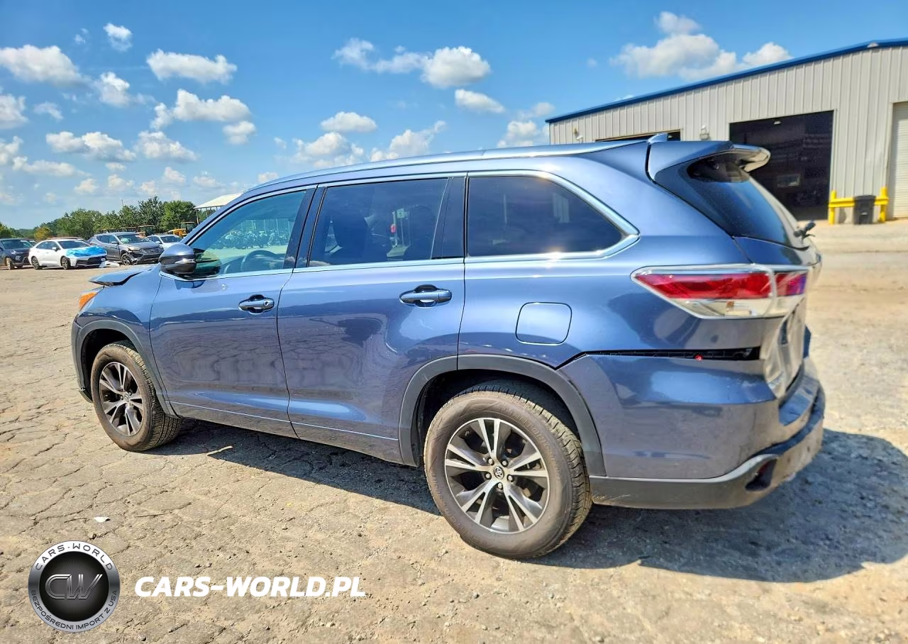 2016 Toyota Highlander Xle VIN:5TDKKRFHXGS121405 - 2