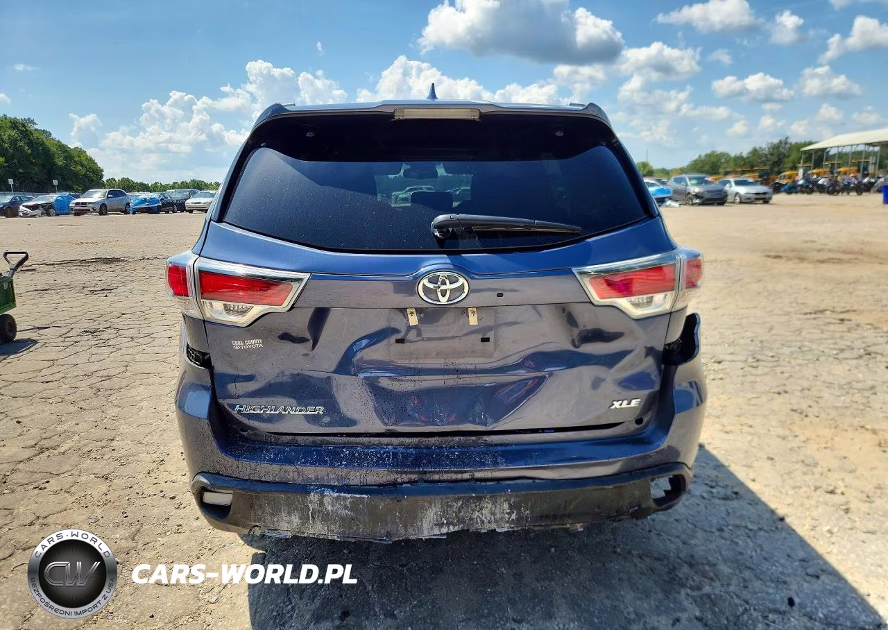 2016 Toyota Highlander Xle VIN:5TDKKRFHXGS121405 - 6