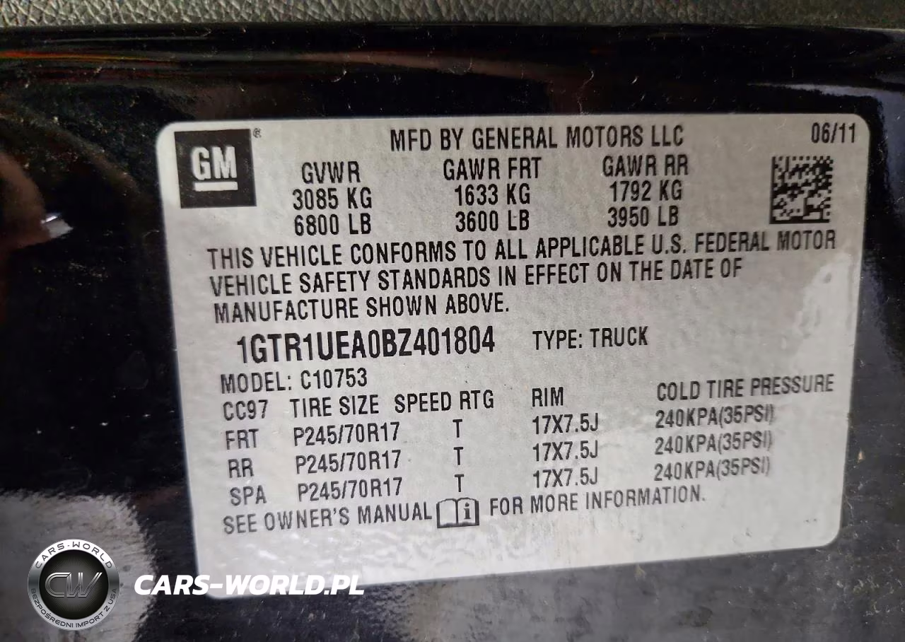 2011 GMC Sierra C1500 Sl VIN:1GTR1UEA0BZ401804 - 12