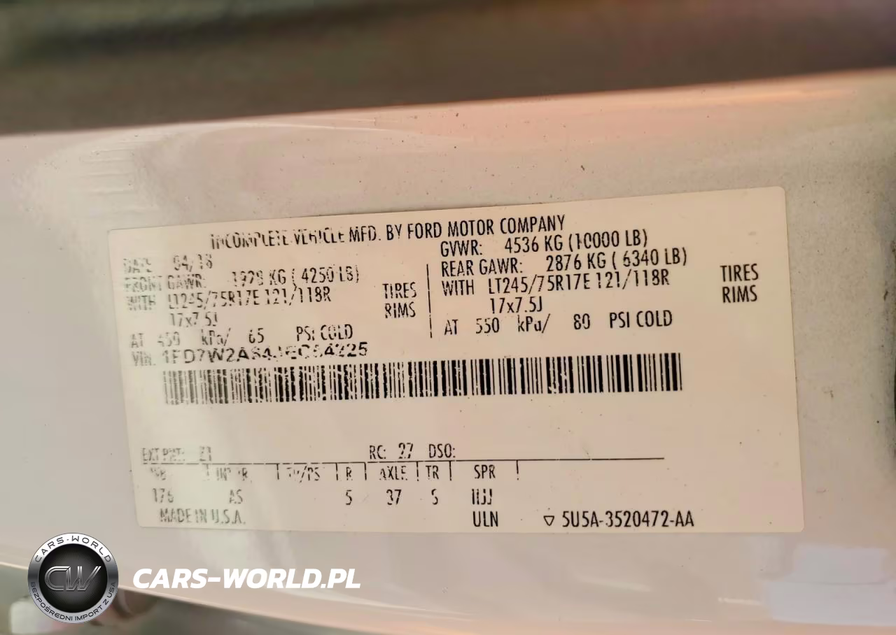2018 Ford F250 Super Duty VIN:1FD7W2A64JEC54225 - 14