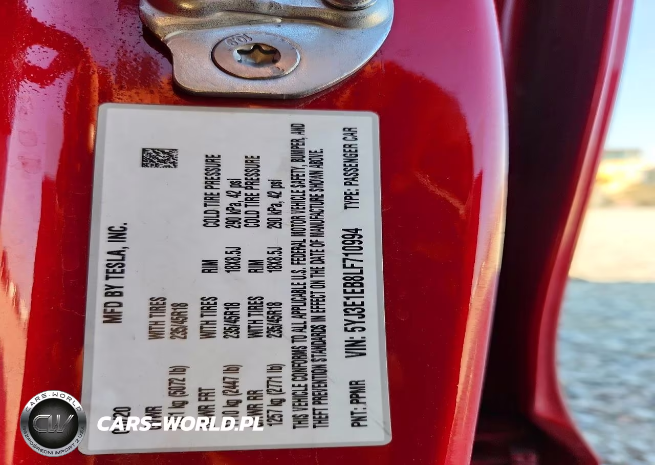 2020 Tesla Mdl 3 VIN:5YJ3E1EB8LF710994 - 13