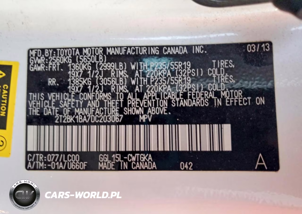 2013 Lexus Rx 350 Base VIN:2T2BK1BA7DC203067 - 13