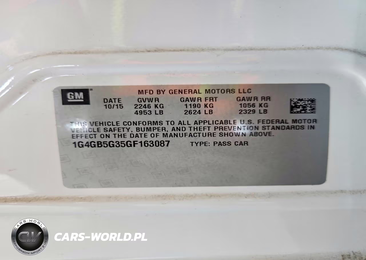 2016 Buick Lacrosse VIN:1G4GB5G35GF163087 - 12