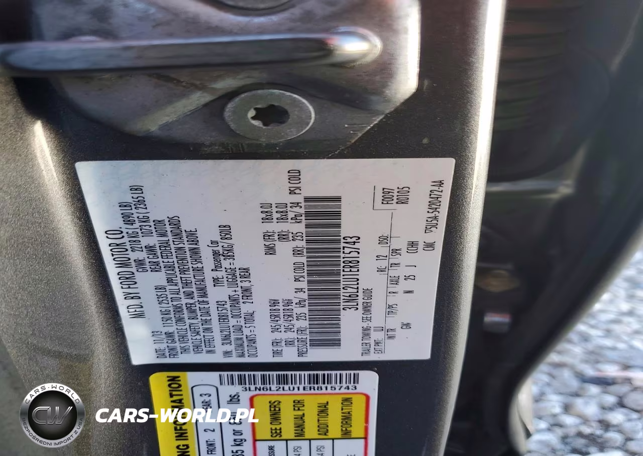 2014 Lincoln Mkz Hybrid VIN:3LN6L2LU1ER815743 - 12