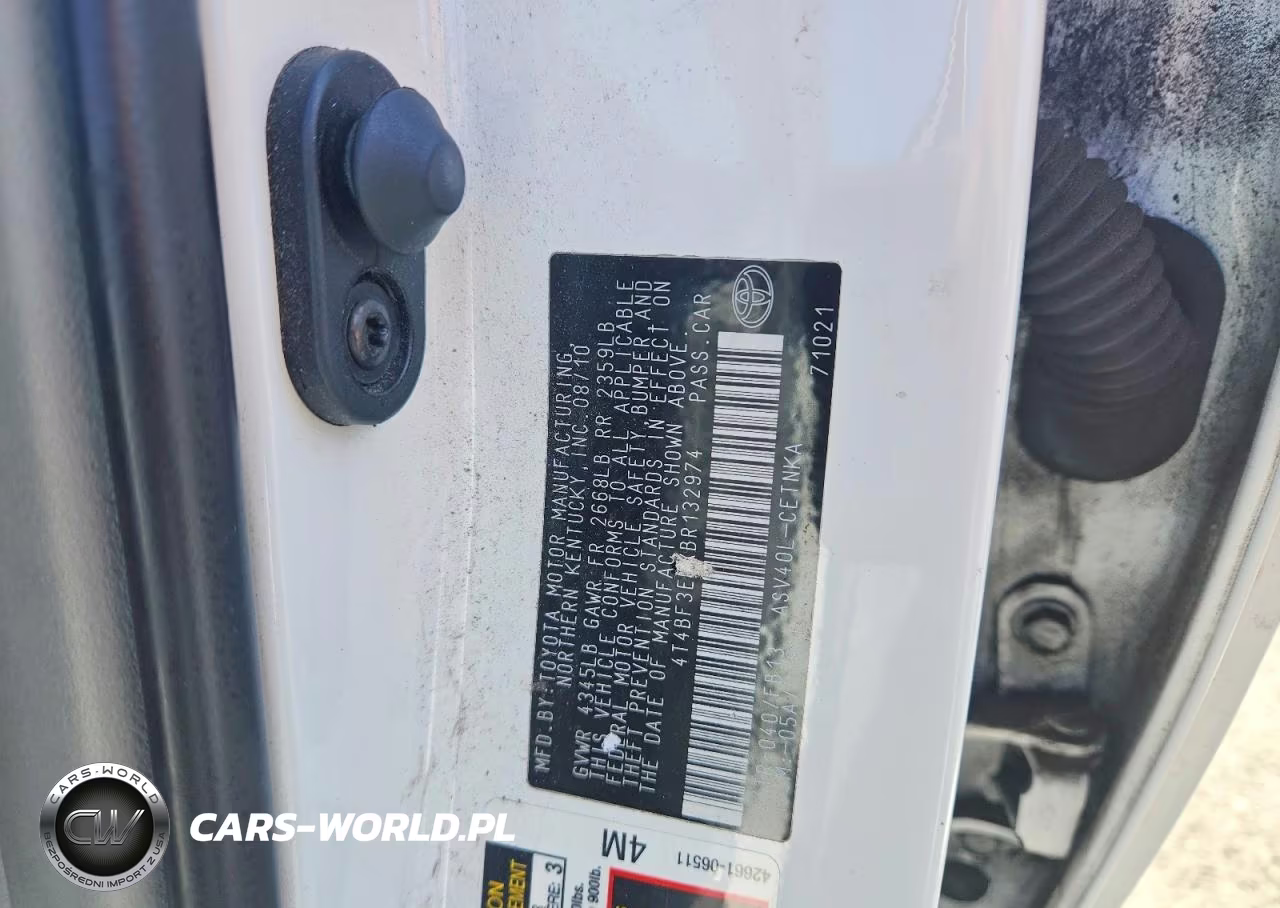 2011 Toyota Camry Le VIN:4T4BF3EKXBR132974 - 13