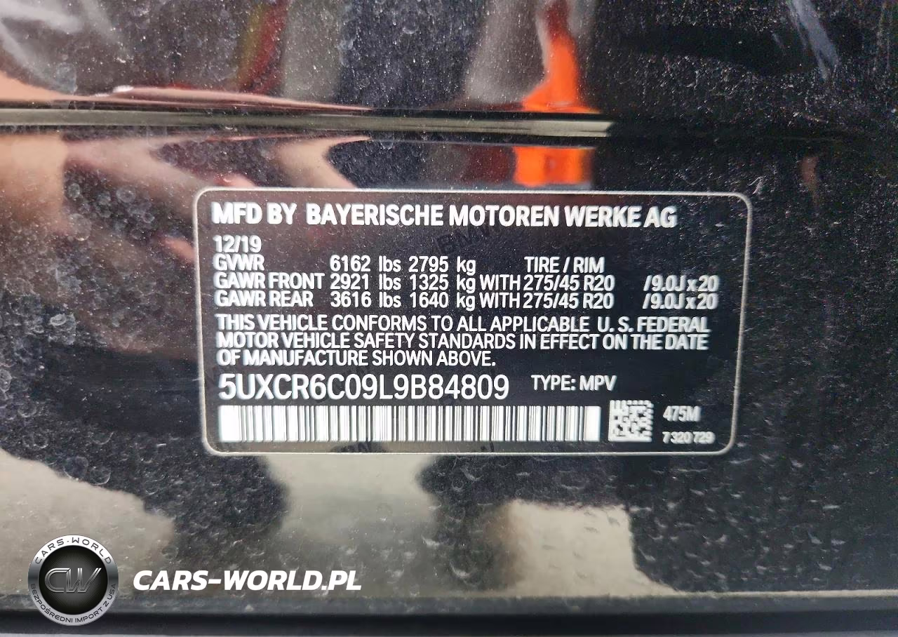 2020 BMW X5 xDrive40I VIN:5UXCR6C09L9B84809 - 13