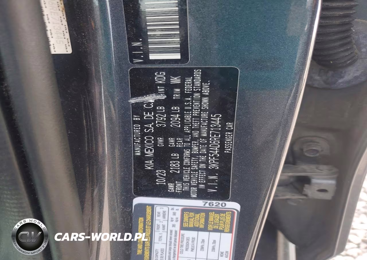 2024 Kia Forte Gt Line VIN:3KPF54AD6RE713445 - 12