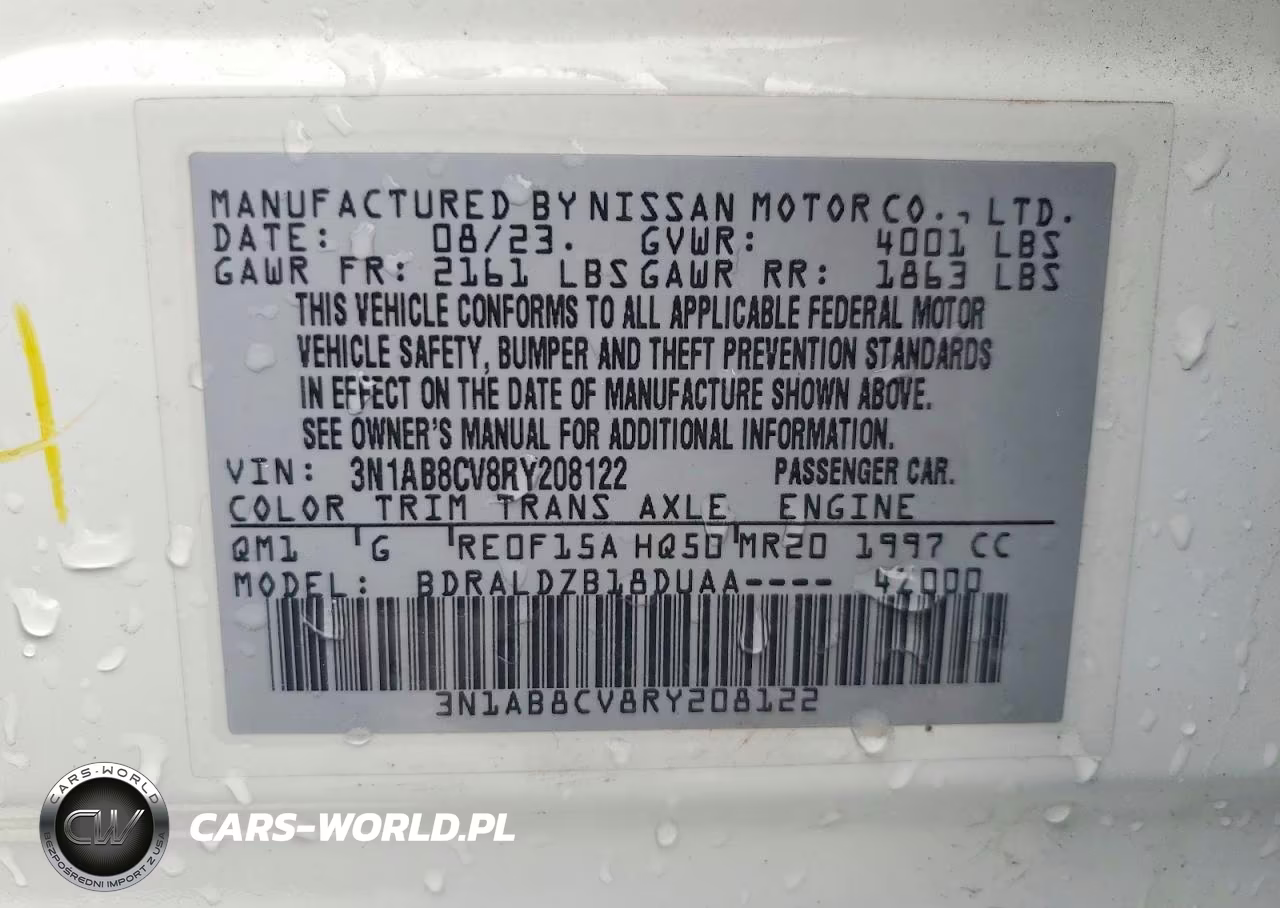 2024 Nissan Sentra Sv VIN:3N1AB8CV8RY208122 - 12