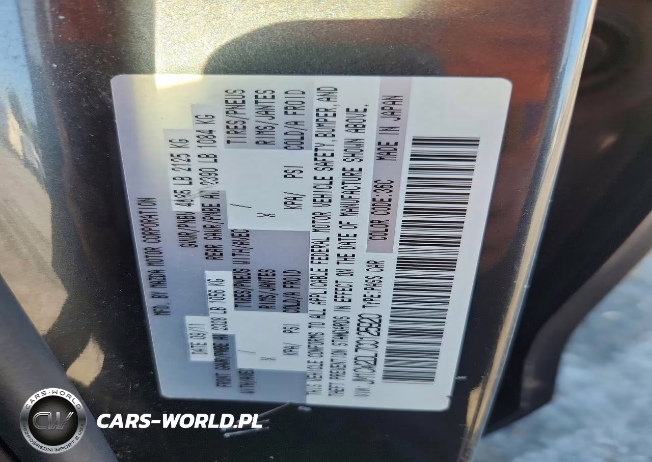 2012 Mazda 5 VIN:JM1CW2DL7C0125920 - 13