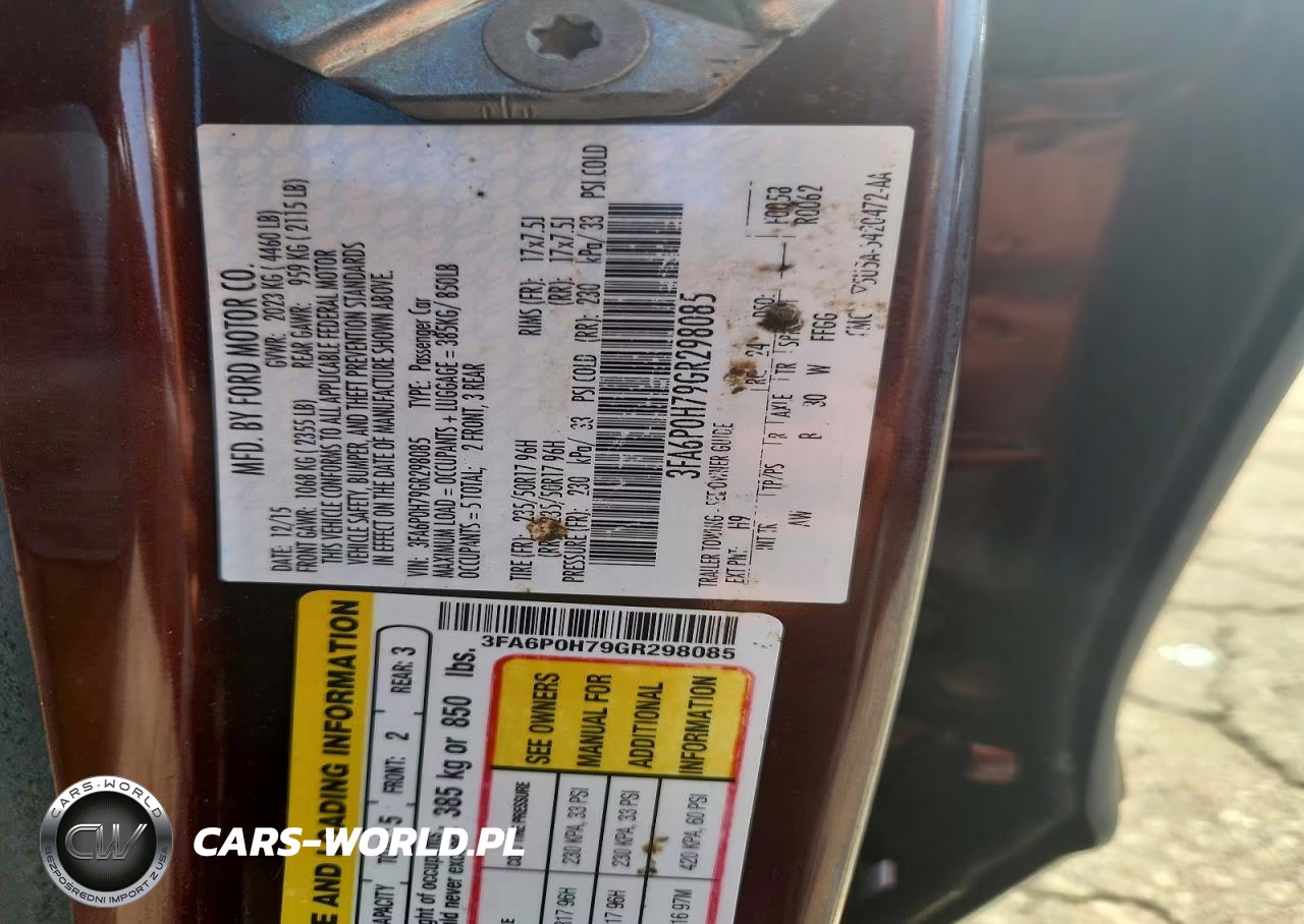 2016 Ford Fusion Se VIN:3FA6P0H79GR298085 - 13