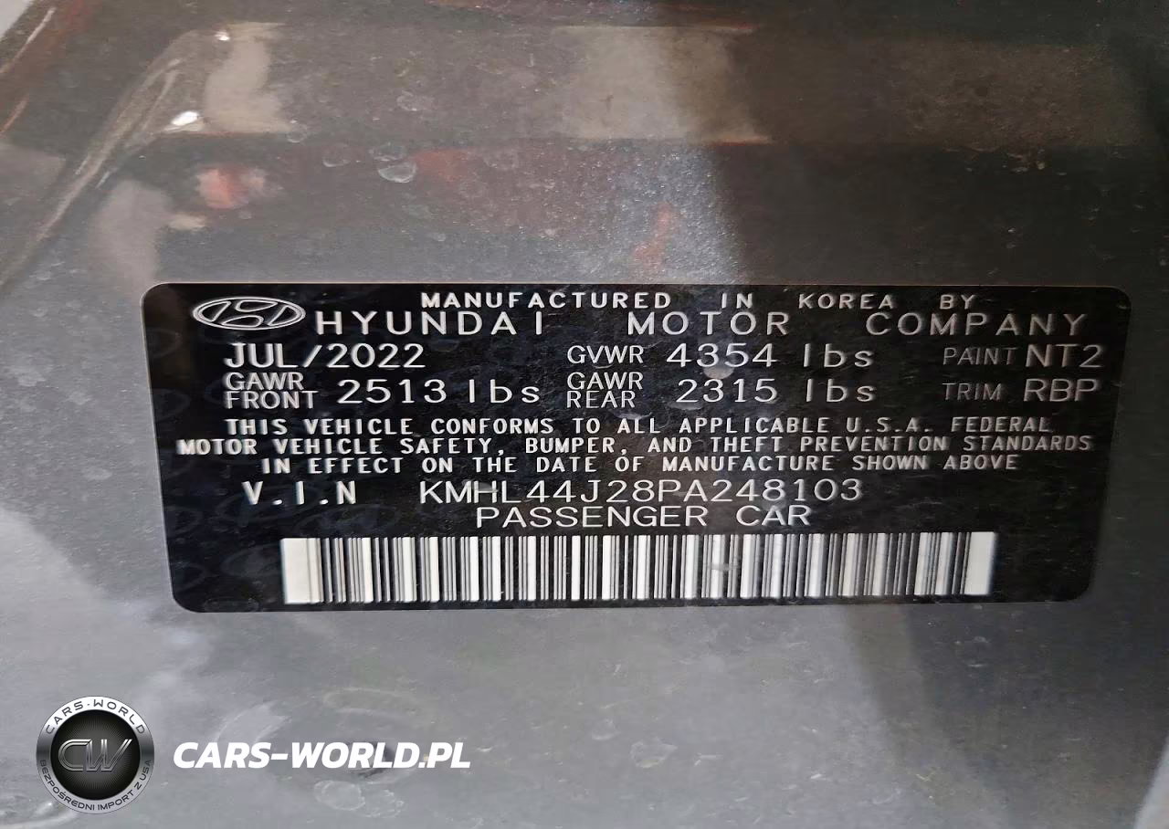 2023 Hyundai Sonata Sel Plus VIN:KMHL44J28PA248103 - 13