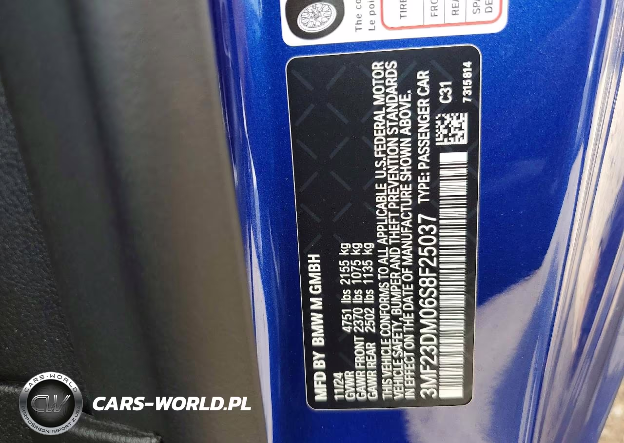 2025 BMW M2 VIN:3MF23DM06S8F25037 - 12