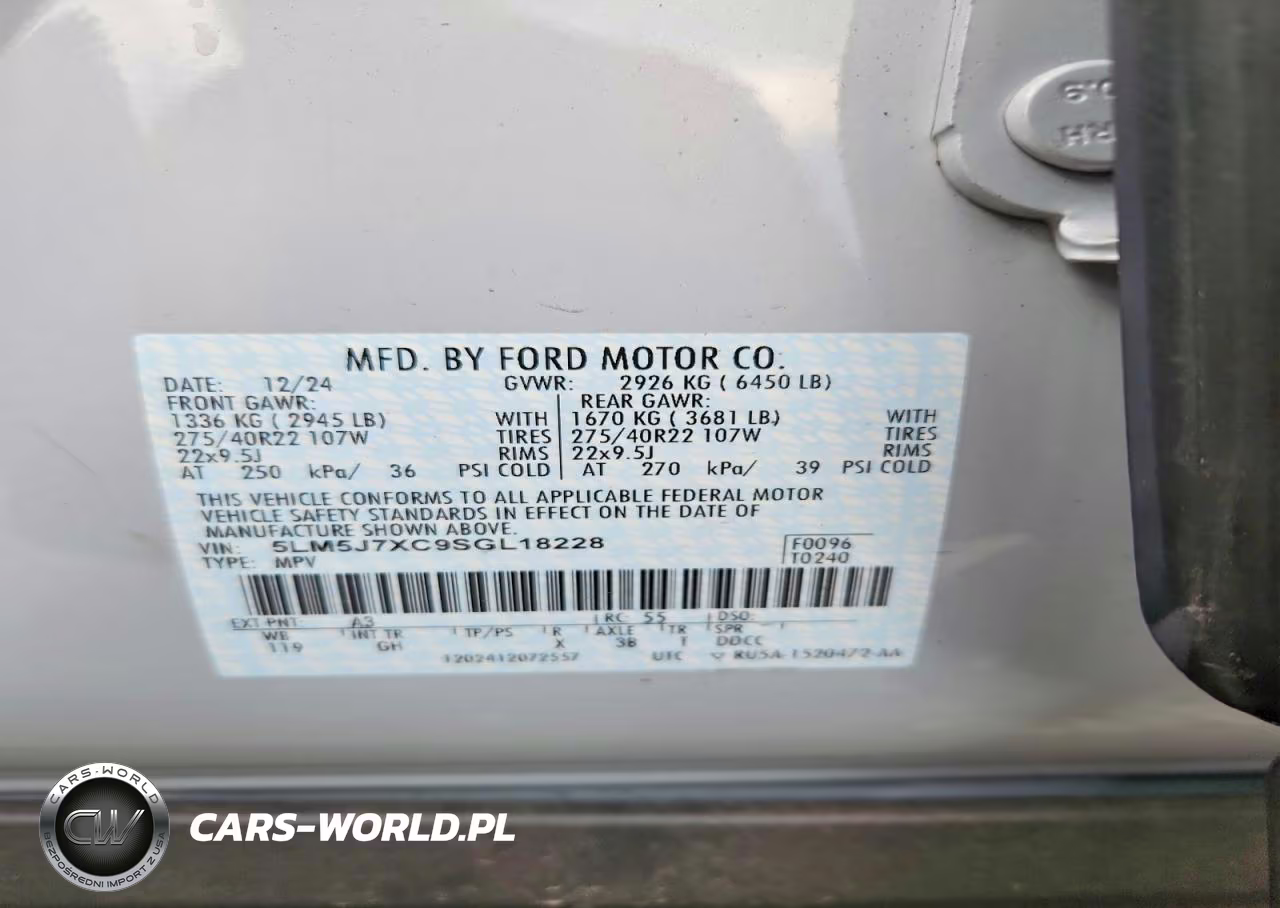 2025 Lincoln Aviator Reserve VIN:5LM5J7XC9SGL18228 - 14