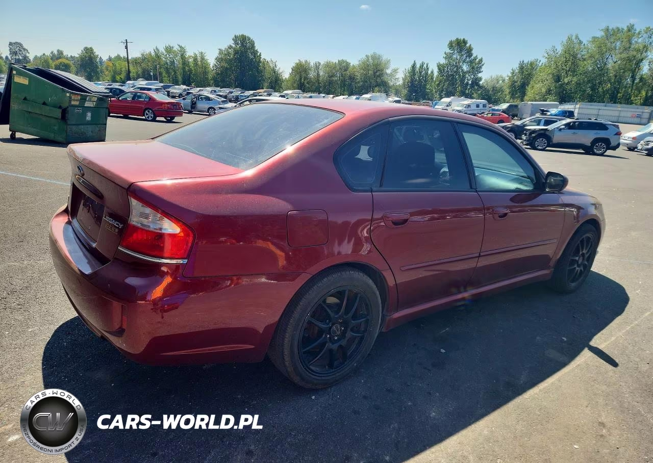 2009 Subaru Legacy 2.5I VIN:4S3BL616497211194 - 3