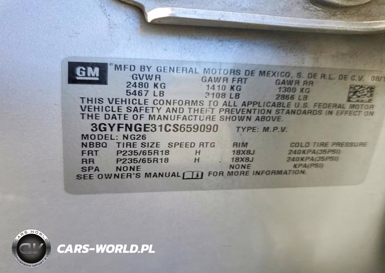2012 Cadillac Srx VIN:3GYFNGE31CS659090 - 13