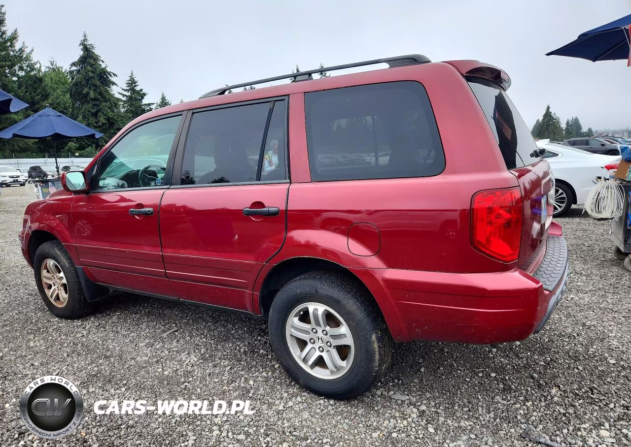 2003 Honda Pilot Exl VIN:2HKYF18593H593694 - 2