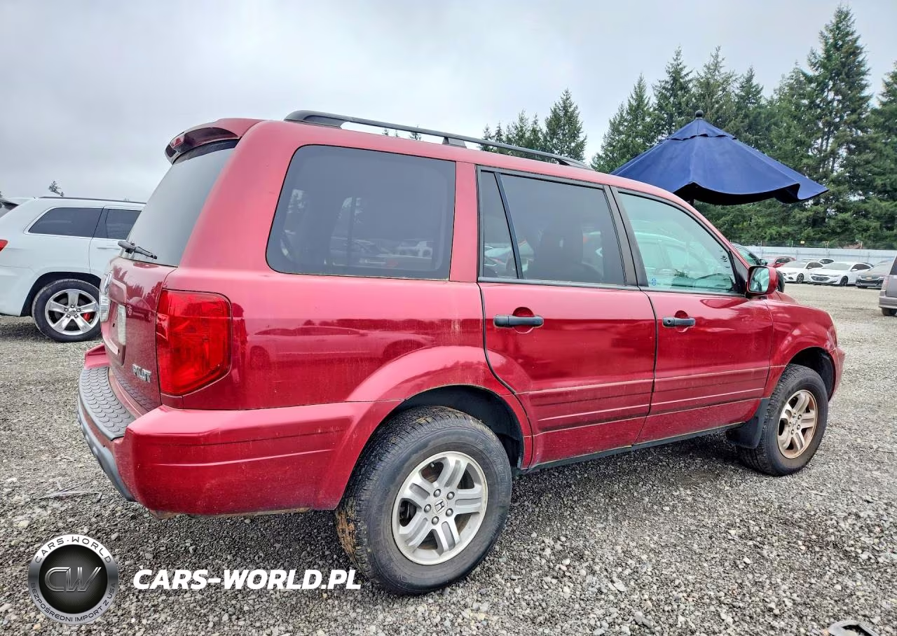 2003 Honda Pilot Exl VIN:2HKYF18593H593694 - 3