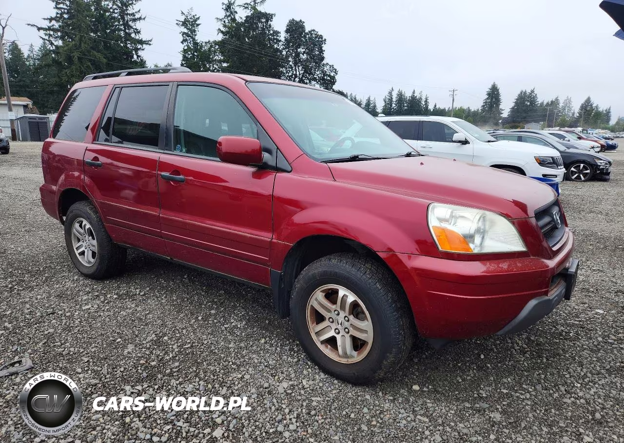 2003 Honda Pilot Exl VIN:2HKYF18593H593694 - 4
