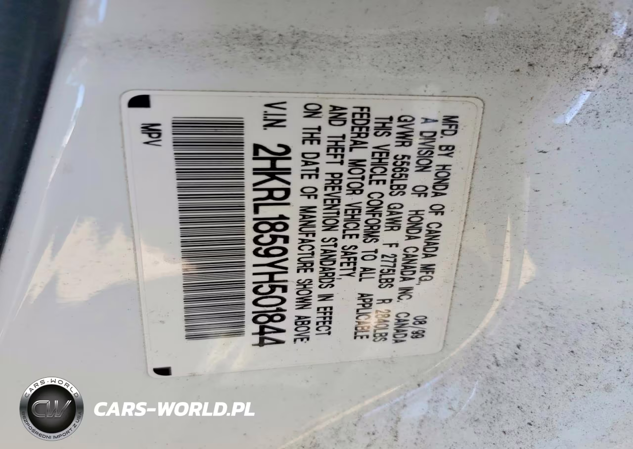 2000 Honda Odyssey Lx VIN:2HKRL1859YH501844 - 12