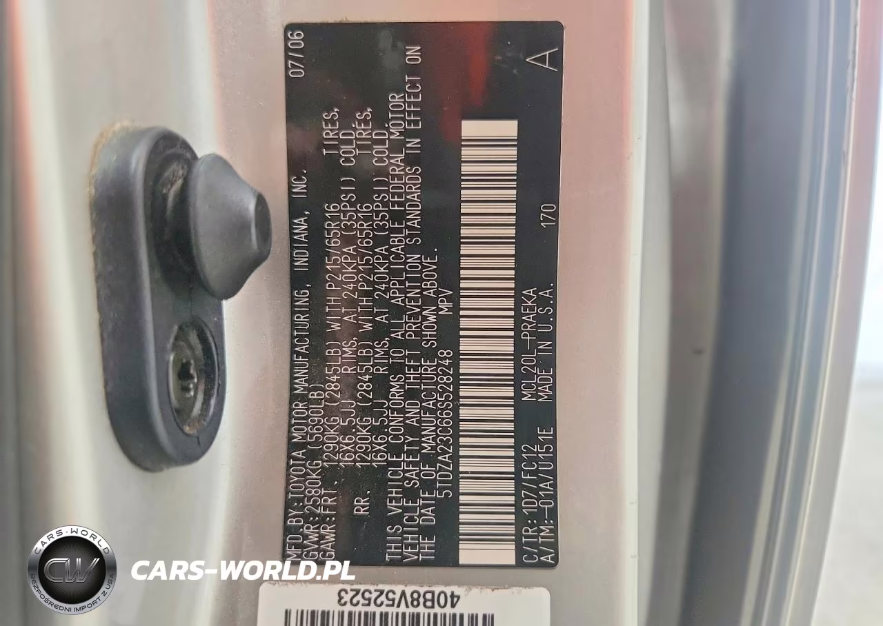 2006 Toyota Sienna Le 8 Passenger VIN:5TDZA23C66S528248 - 13