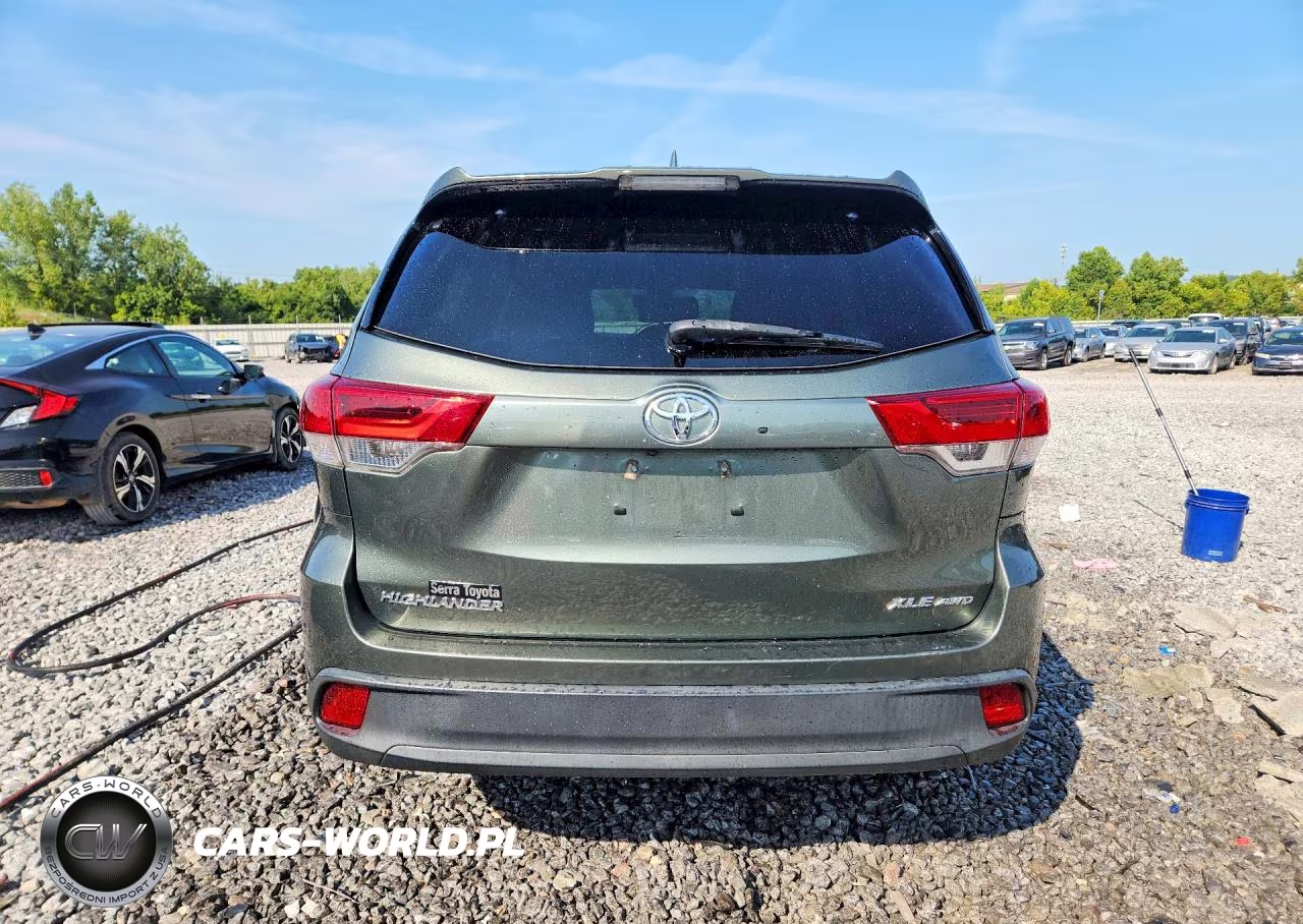 2017 Toyota Highlander Xle VIN:5TDJZRFH5HS438923 - 6