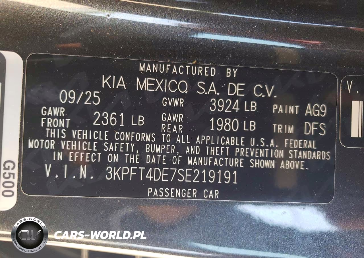 2025 Kia K4 Lxs VIN:3KPFT4DE7SE219191 - 12
