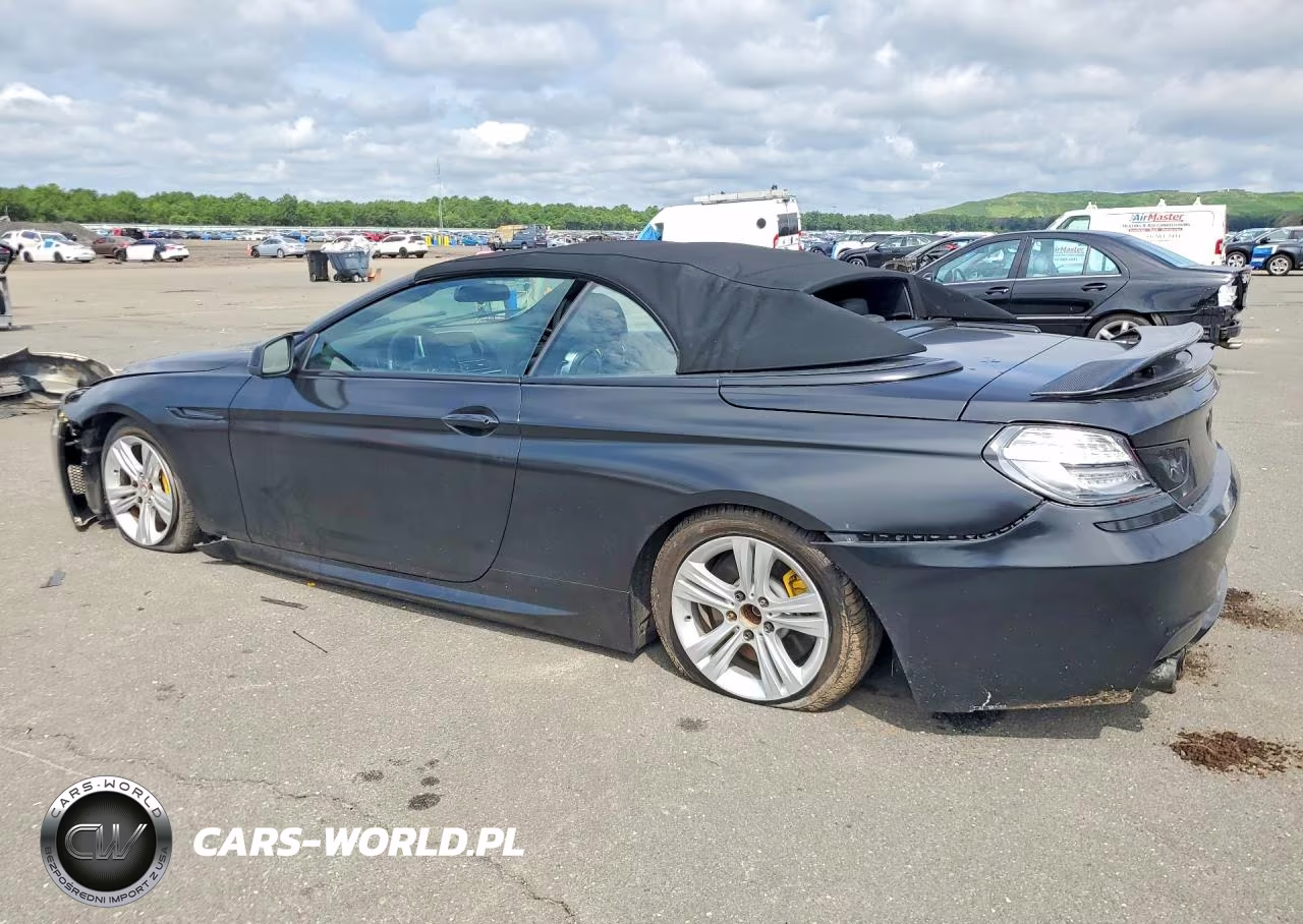 2013 BMW 640 I VIN:WBALW7C54DDX58575 - 2