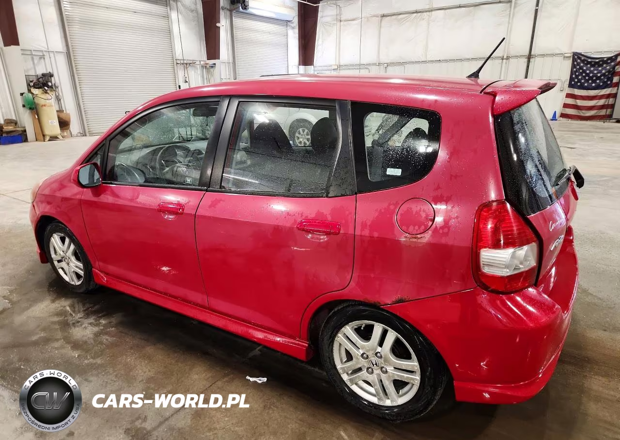 2008 Honda Fit Sport VIN:JHMGD386X8S020588 - 2