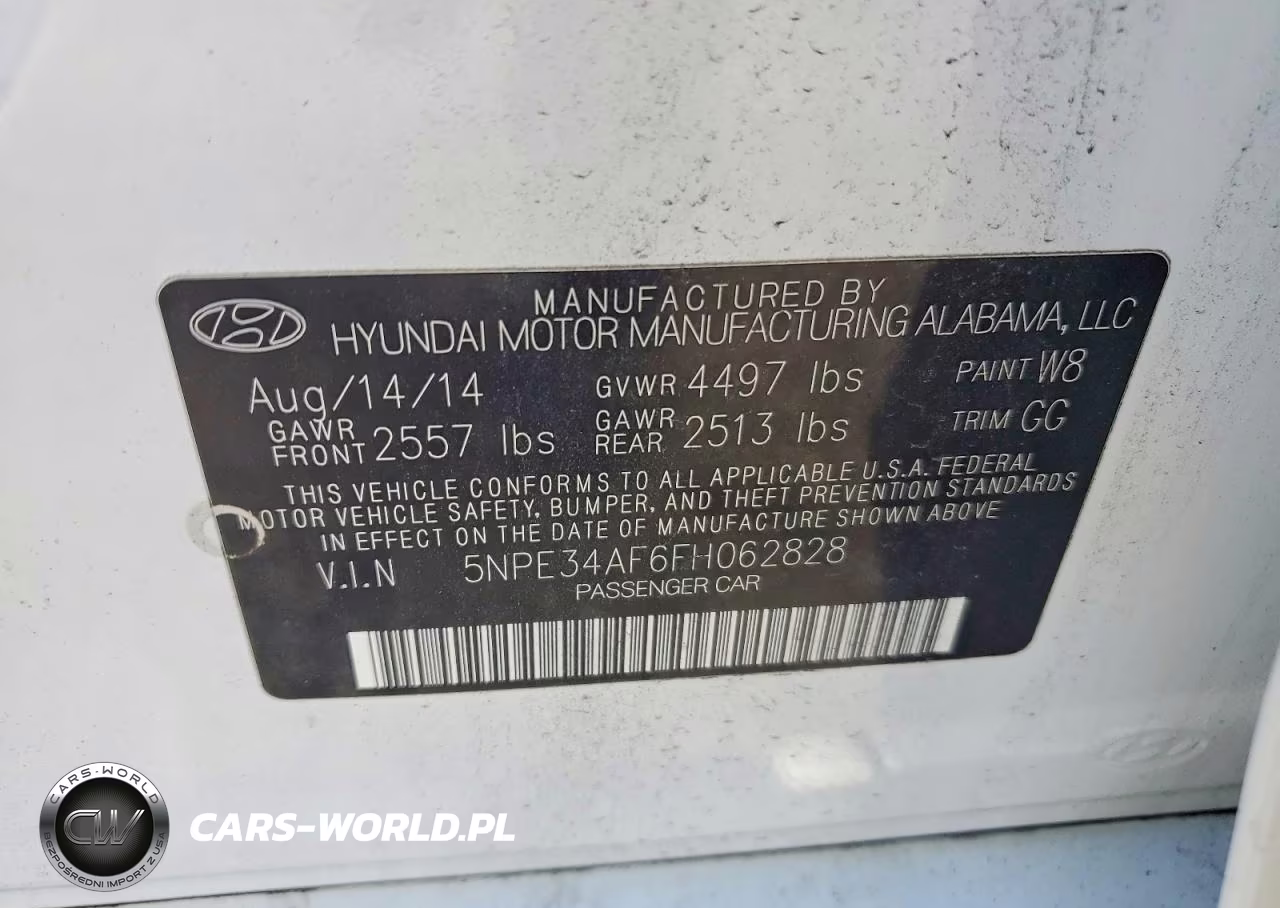 2015 Hyundai Sonata Sport VIN:5NPE34AF6FH062828 - 12