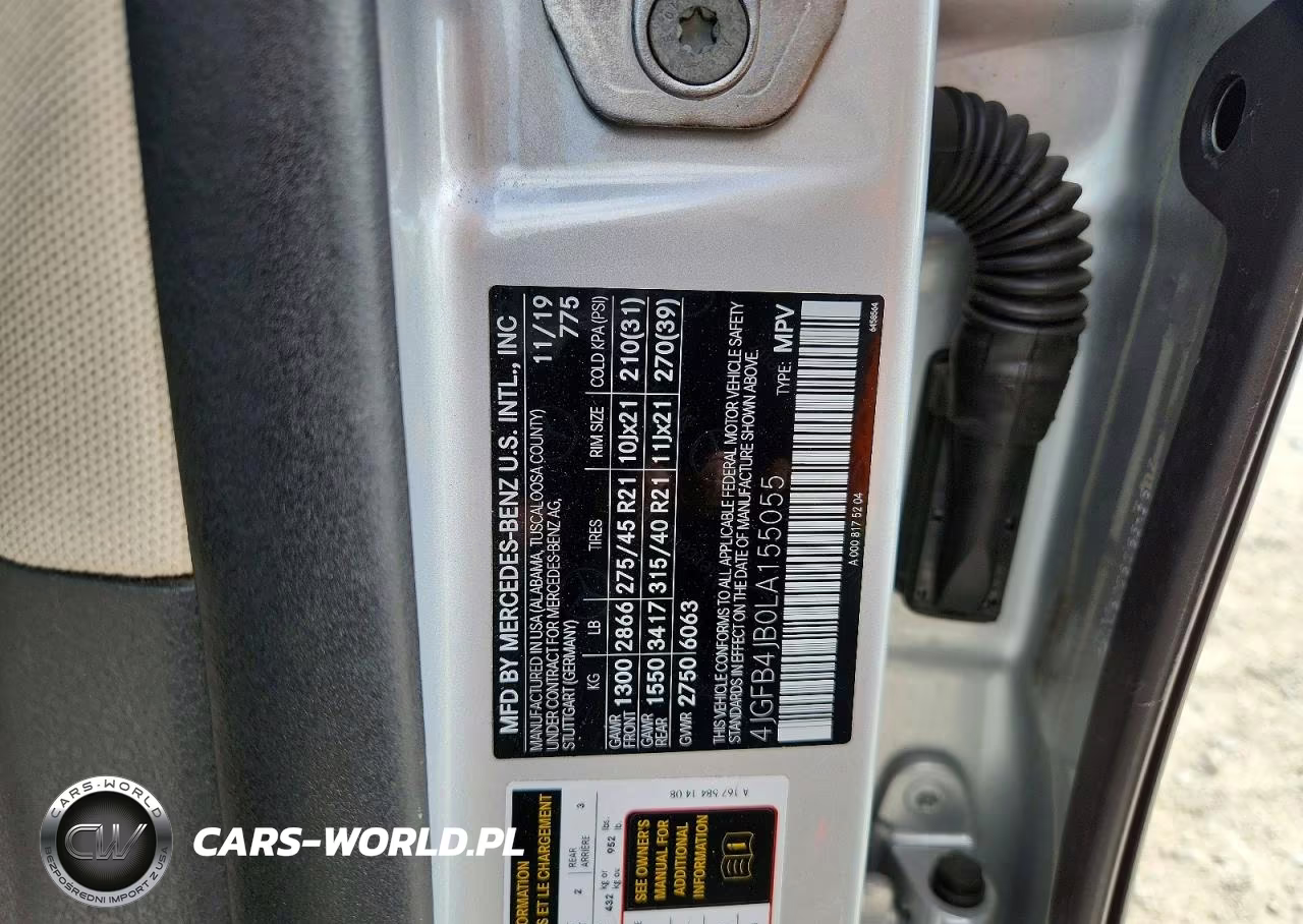 2020 Mercedes-Benz Gle 350 VIN:4JGFB4JB0LA155055 - 13