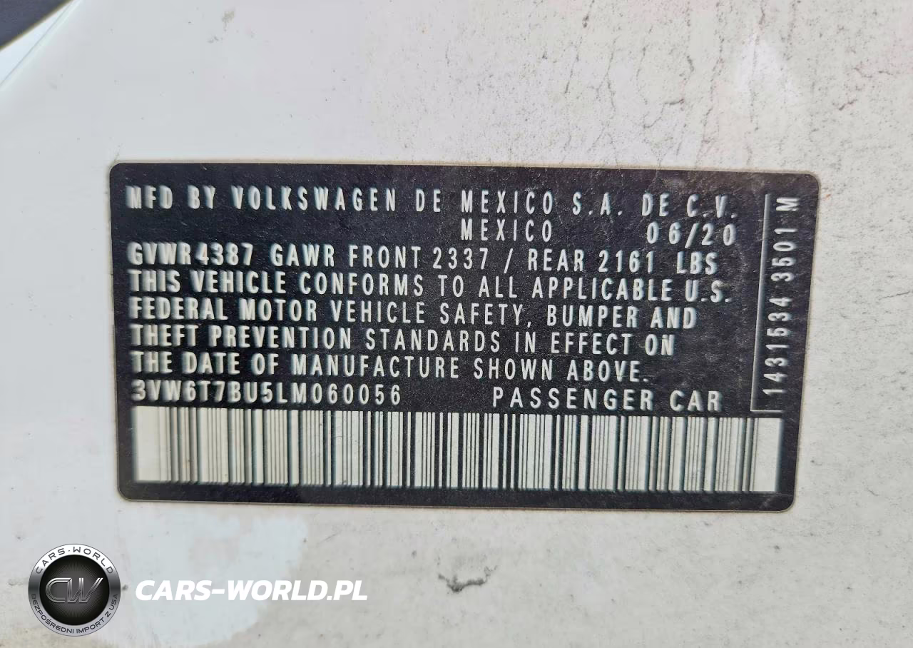 2020 Volkswagen Jetta Gli VIN:3VW6T7BU5LM060056 - 12