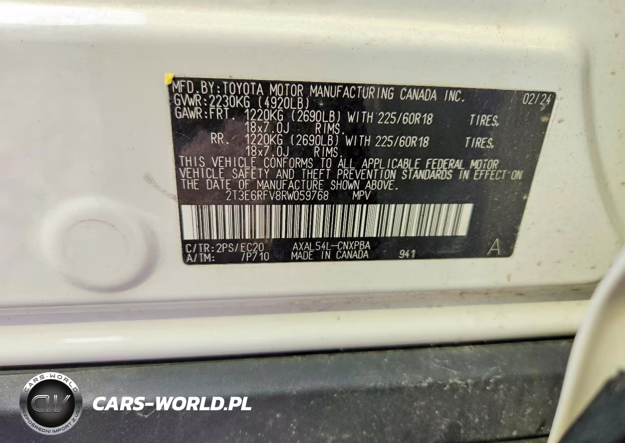 2024 Toyota Rav4 Xse VIN:2T3E6RFV8RW059768 - 13