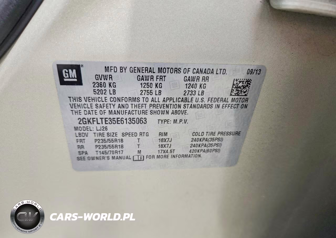 2014 GMC Terrain Slt VIN:2GKFLTE35E6135063 - 13